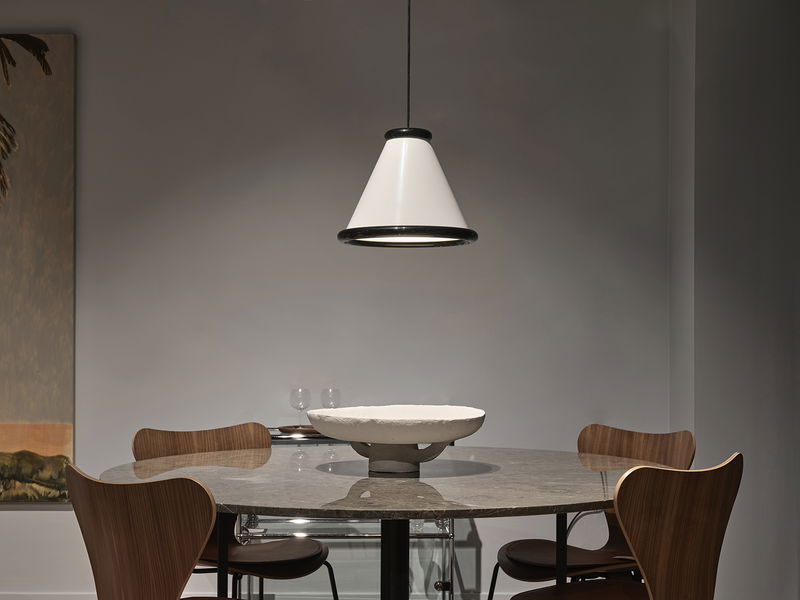 Belle Taklampa D36 Vit/Svart