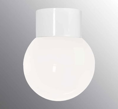 Classic Glob 15cm IP54 Vit/Blank