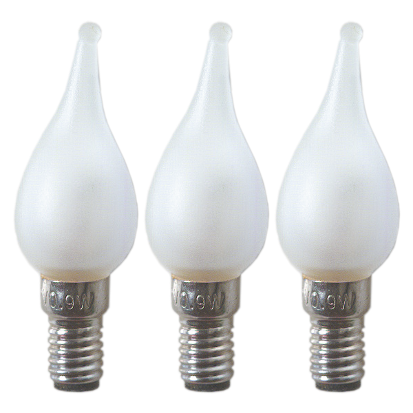 Microlampa frostad E6 0,9W 12V 3-pack