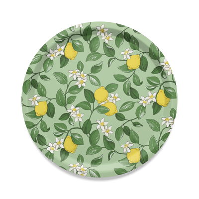 Citronlycka Bricka D38cm Grön