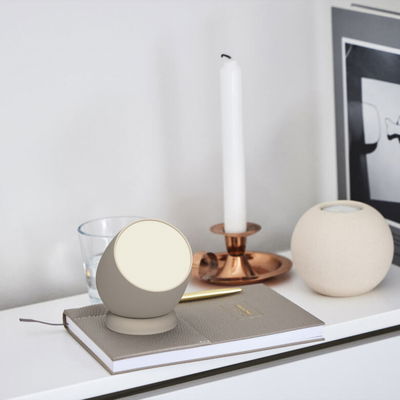Beam portabel LED-lampa ivory sand