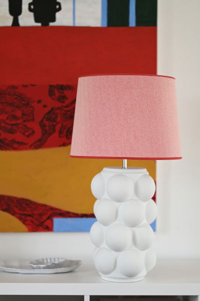 Lauren Skärmar Rund Röd