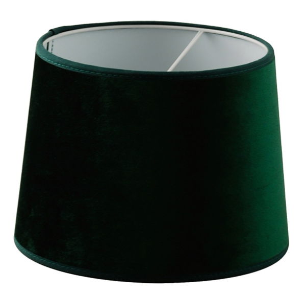 Velutto Sammet Skärmar Rund Dark Green