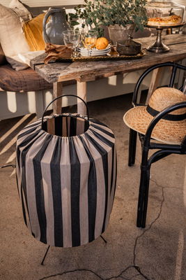 Capri golvlampa taupe/svart