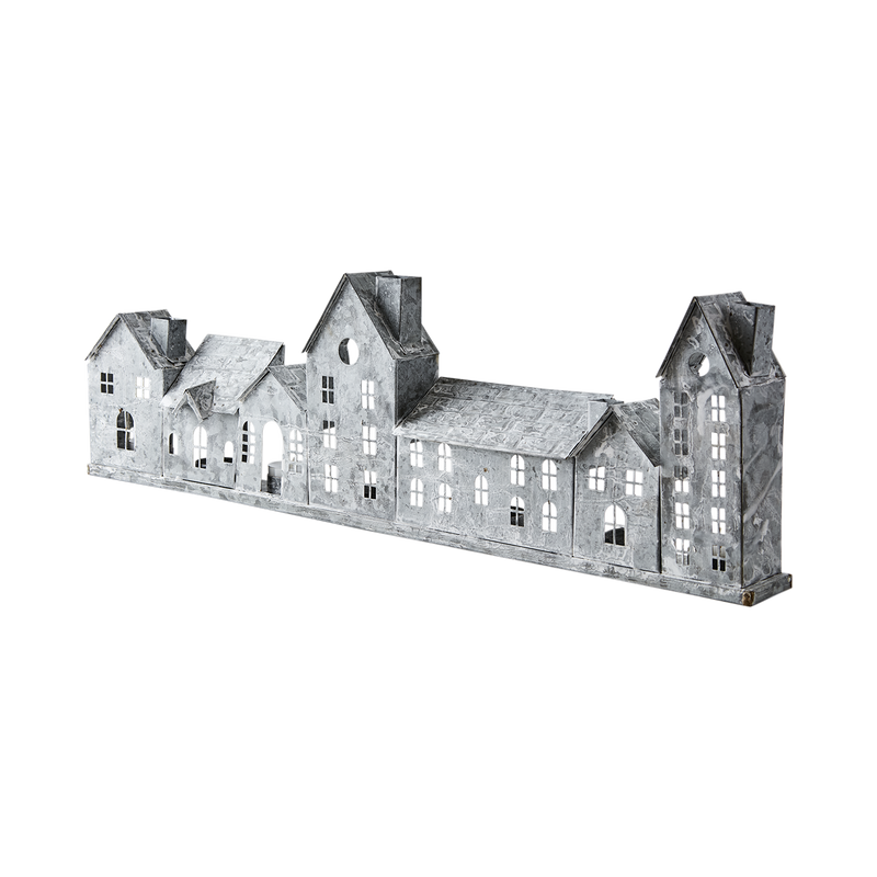 Fenix Ljuslykta Hus L68 Grå/Vit