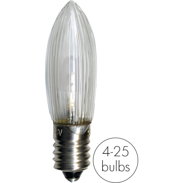 Reservlampa E10 LED 0,2W 10-55V 7-pack