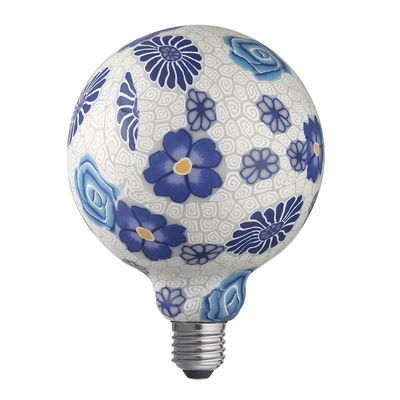 Glob E27 125mm 827 1,6W Flower Blue Dim