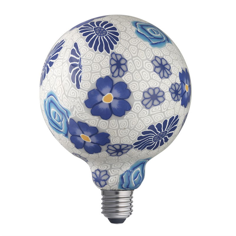 Glob E27 125mm 827 1,6W Flower Blue Dim