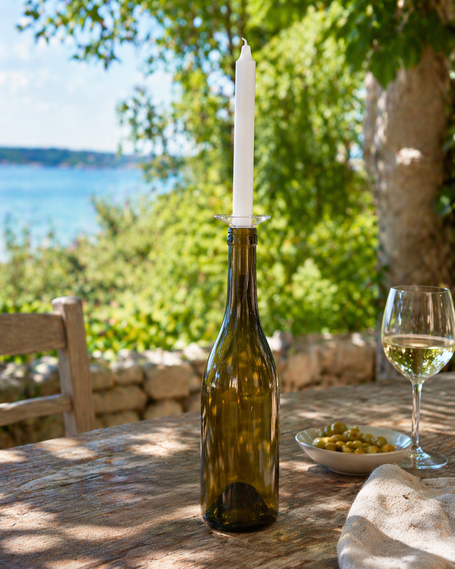 Kling Ljushållare Glas Klar