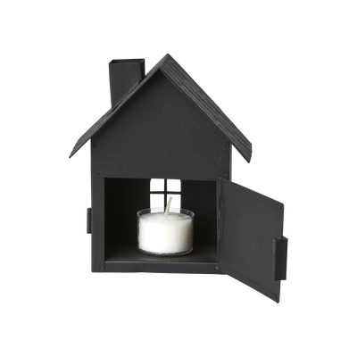 Fenix Ljuslykta Hus L12/H14 Svart