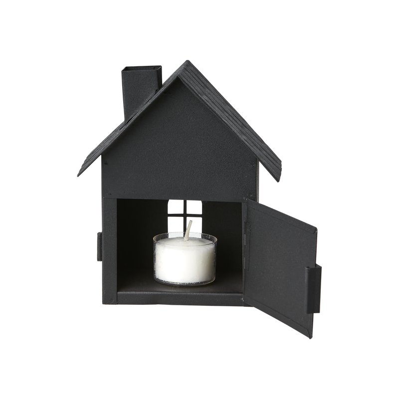 Fenix Ljuslykta Hus L12/H14 Svart