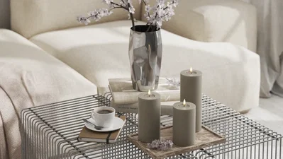 Beige verklighetstrogna led-ljus