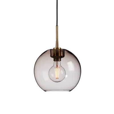 Gloria Taklampa D26 Mässing/Rök