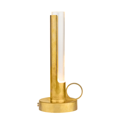 Visir Portabel Bordslampa Rå Mässing
