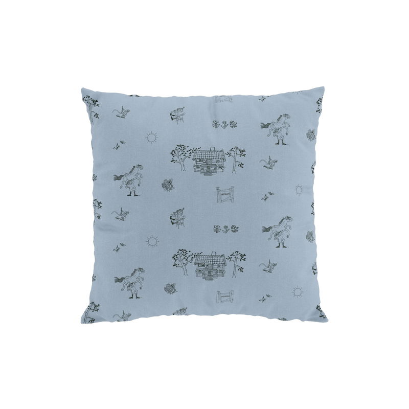 Villa Villekulla Kuddfodral 47x47cm Blå