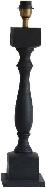 Newcastle Lampfot H59 Antik Svart