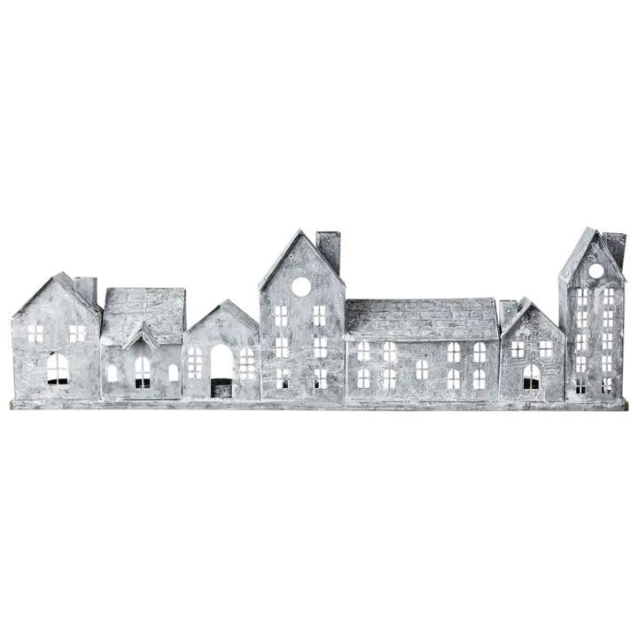 Fenix Ljuslykta Hus L68 Grå/Vit