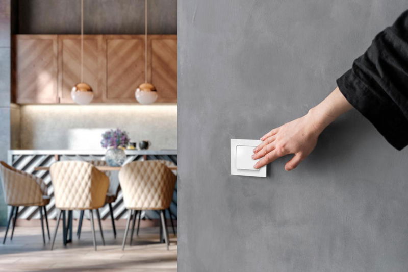 Strömbrytare infälld, Connect 2 Home