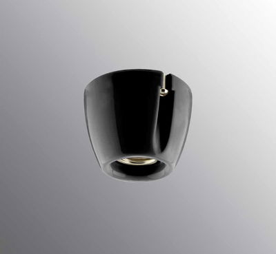 Basic Vägg/Taklampa Rak Svart