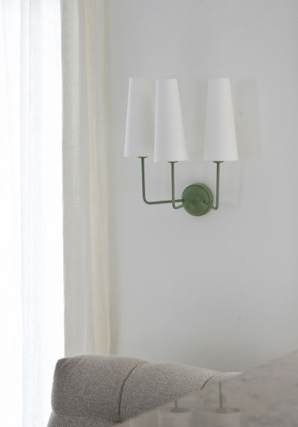 Valentina vägglampa grå