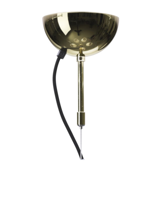 Lynx Taklampa D75 Mässing/Vit