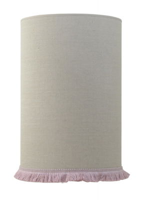 Carolin Skärmar Cylinder Natur/Ljusrosa Frans