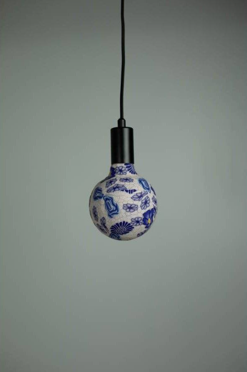 Glob E27 125mm 827 1,6W Flower Blue Dim