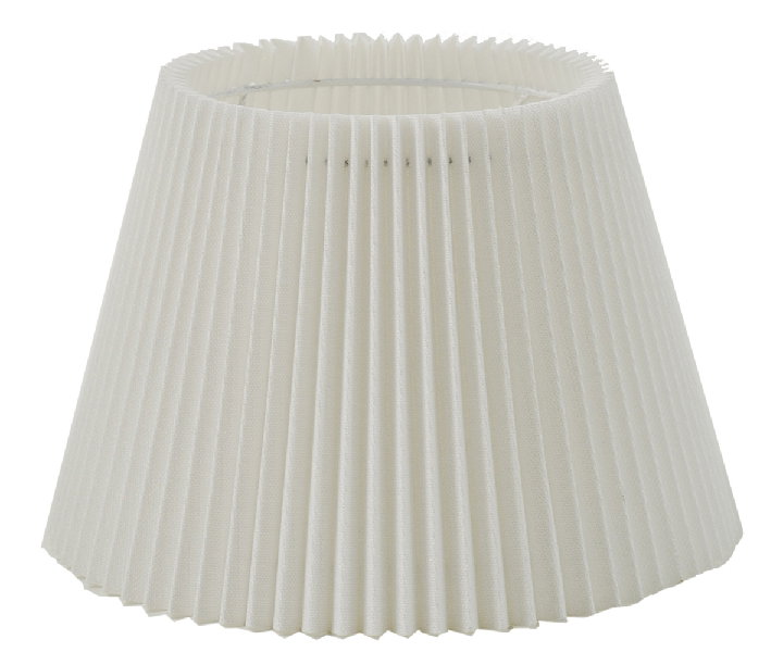 Linda Plisserad Skärmar Vit