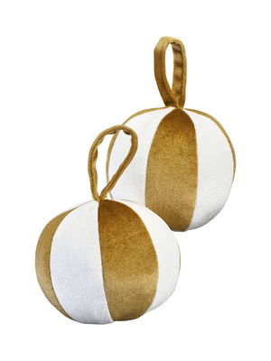 Kula Dekoration 10cm guld 2-p
