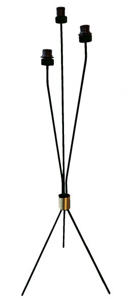Ljusdal Tripod Golvlampa Svart/Mässing