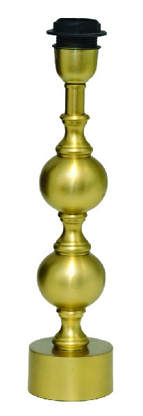 Charlotta Lampfot H29 Antik Mässing