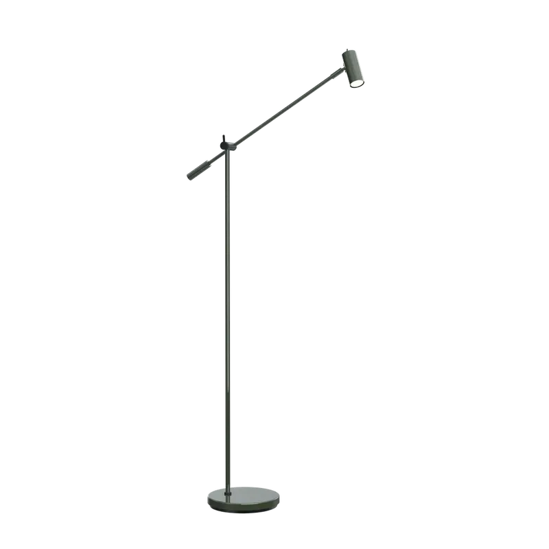 Cato LED Golvlampa Dimbar Skogsgrön/Svart