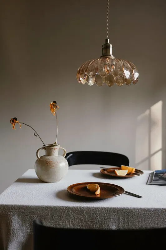 Kurage Taklampa Bärnsten