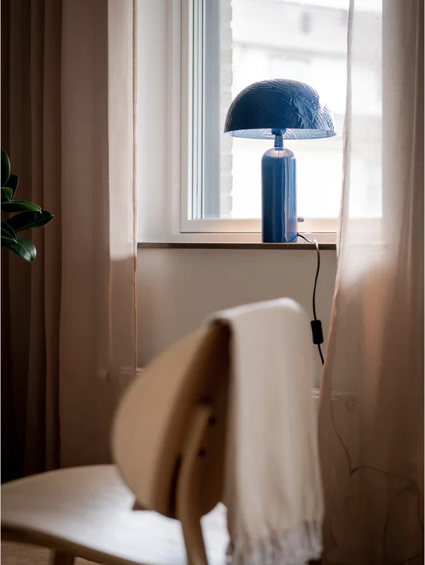 Carter Lampfot H35 Blank Blå