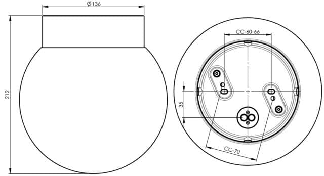 Classic Glob 20cm IP44