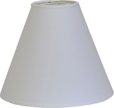 Chintz toppringskärm vit