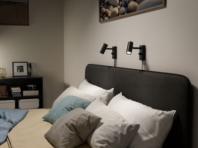 Cato LED Vägglampa Svart