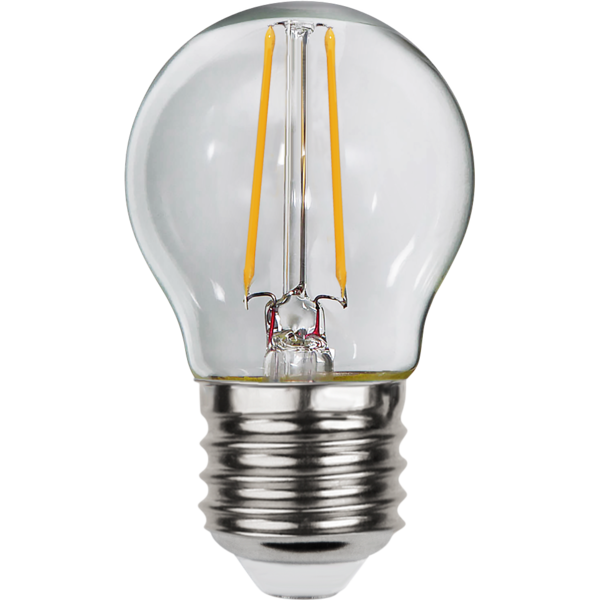 Klotlampa E27 827 2,5W klar dim