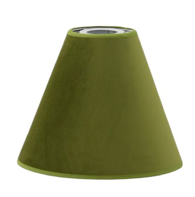 Velutto Sammet Toppringskärm Olive