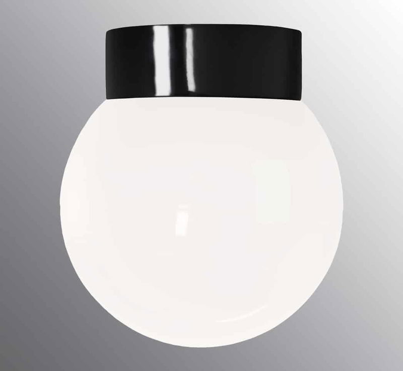Classic Glob 20cm IP44 Svart/Matt