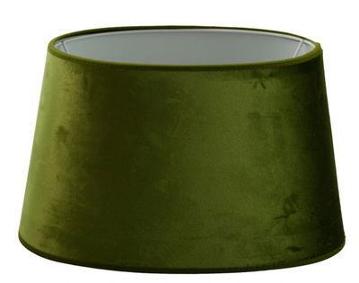 Velutto Sammet Skärmar Oval Olive