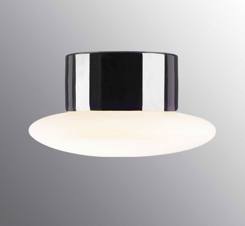 Aton Cairo LED 3000K Plafond Svart/Opal IP44