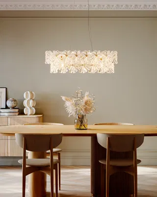 Lorraine Bar Taklampa 75cm Mässing/Klar