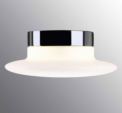 Cairo Large Plafond Svart/Opal IP44