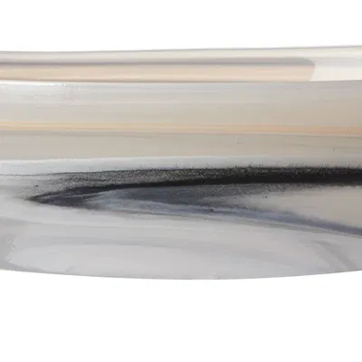 Alabastro skål 32 oval beige