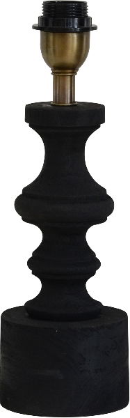 Domino Lampfot H34 Antik Svart