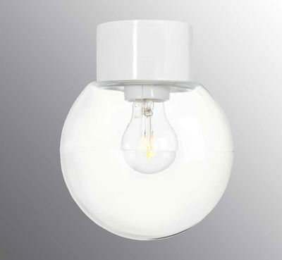 Classic Glob 18cm IP54 Vit/Klar