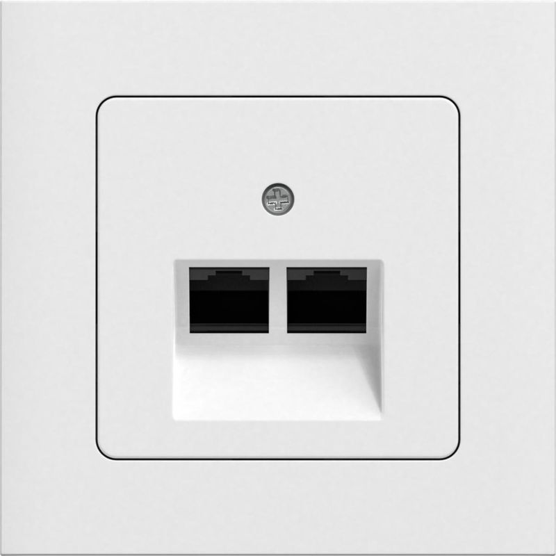 Data-/teleuttag infällt 2xRJ45, Connect 2 Home