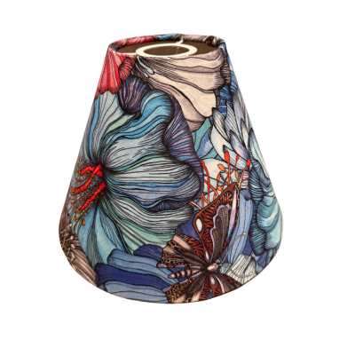 Nadja Toppringskärm Flower Power Blue