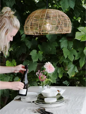 Mayla Taklampa Utomhus D43 Natur